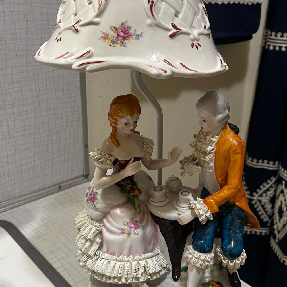 Victorian Ceramic Lamp